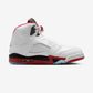 Jordan 5 Retro Fire Red Black Tongue (2025)