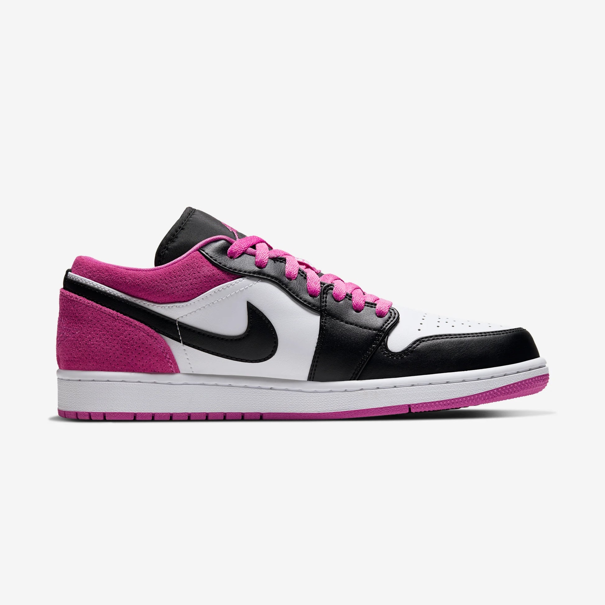 Jordan 1 Low Black Active Fuchsia