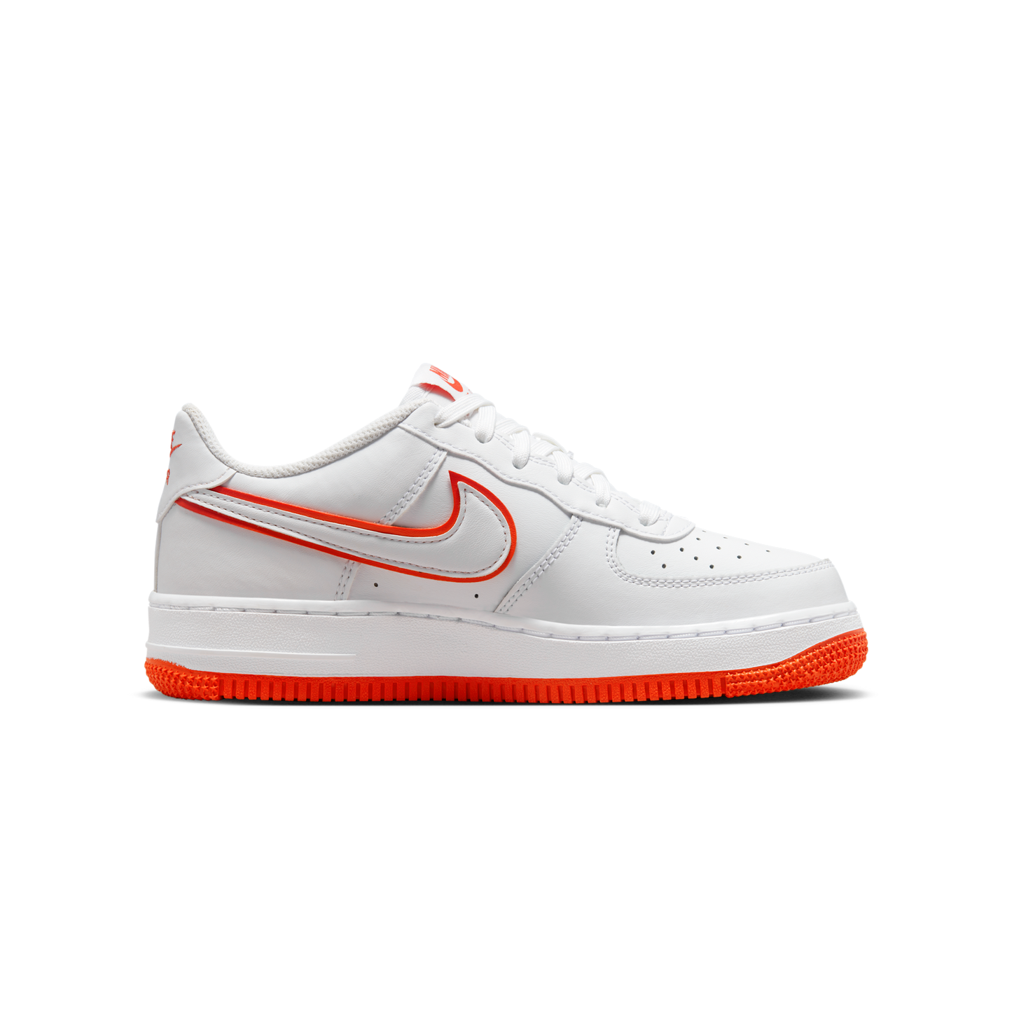 Nike Air Force 1 Low White Picante Red (GS)
