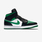 Jordan 1 Mid Green Toe