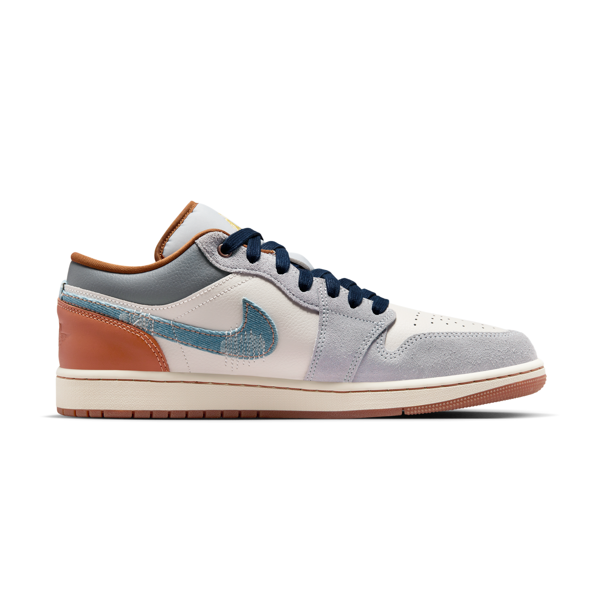 Jordan 1 Low SE Phantom Repaired Denim Swoosh
