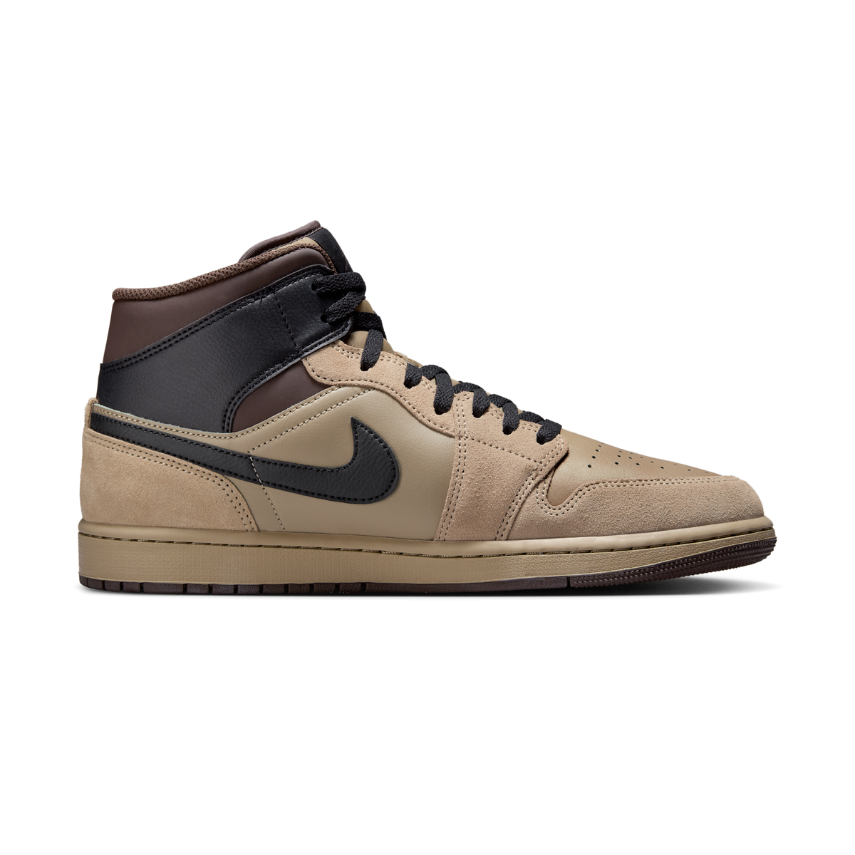 Jordan 1 Mid Khaki Baroque Brown