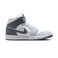 Jordan 1 Mid White Smoke Grey (Women's)