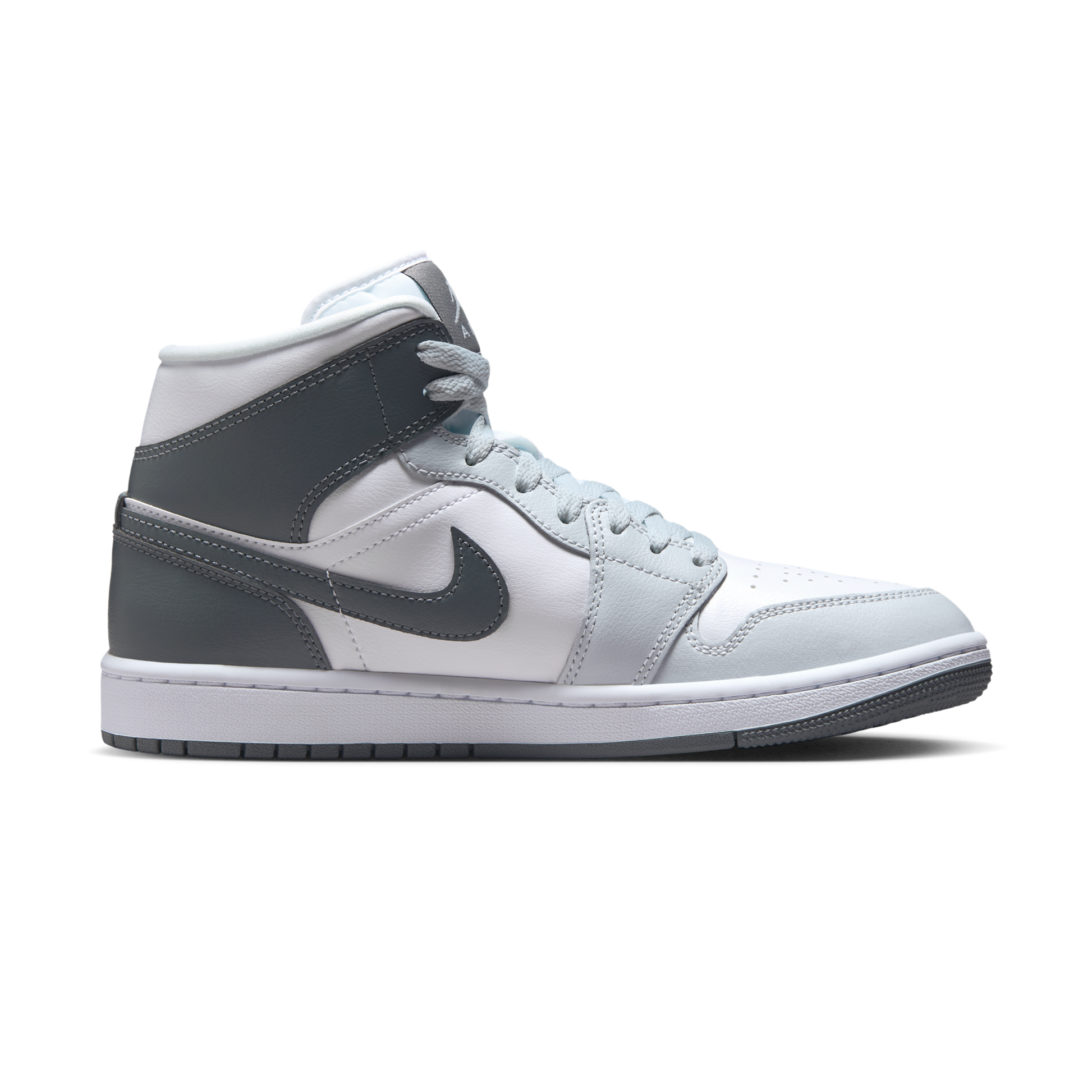 Jordan 1 Mid White Smoke Grey (Women's)