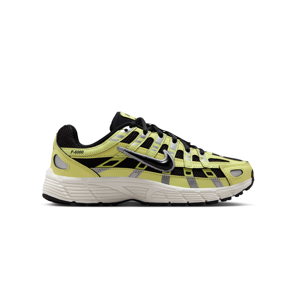 Nike P-6000 Light Lemon Twist Metallic Silver Sail Black (GS)