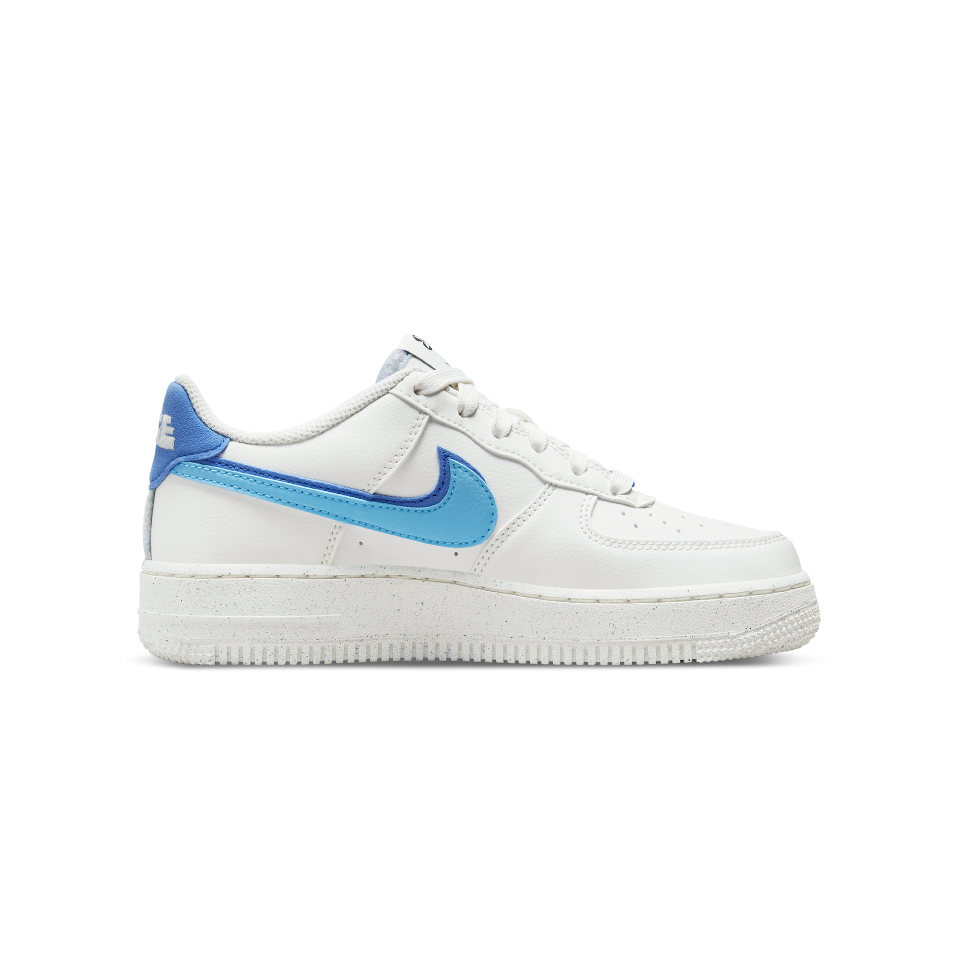 Nike Air Force 1 Low 82 Double Swoosh White Medium Blue (GS)