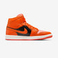 Jordan 1 Mid SE Rush Orange Crimson Bliss (Women's)