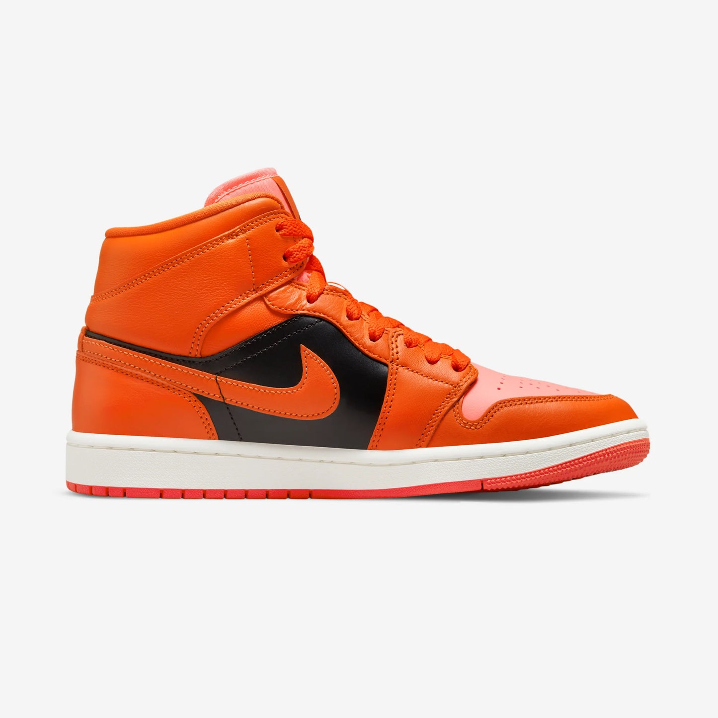 Jordan 1 Mid SE Rush Orange Crimson Bliss (Women's)