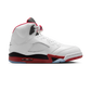 Jordan 5 Retro Fire Red Black Tongue (2025)