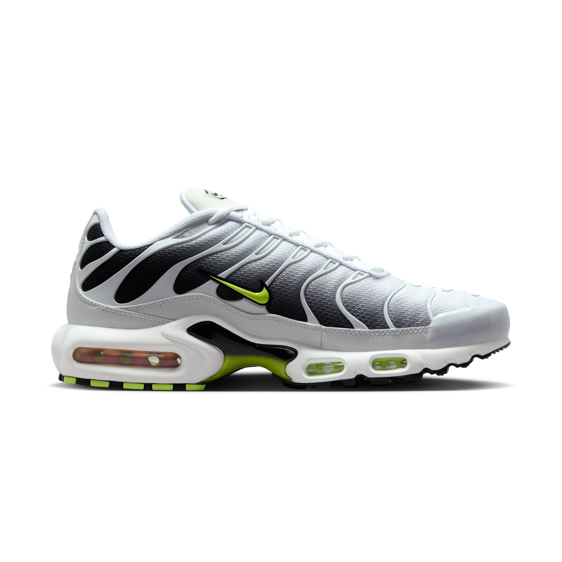 Nike Air Max Plus White Black Volt