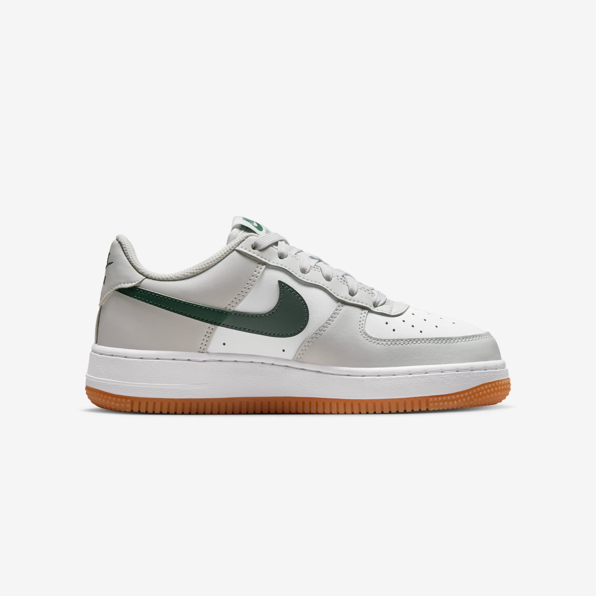 Nike Air Force 1 Low Photon Dust Fir Gum Medium Brown White (GS)
