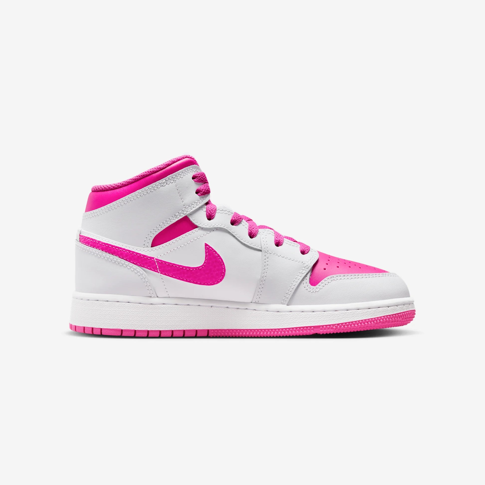 Jordan 1 Mid Fire Pink (GS)