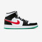 Jordan 1 Mid Alternate Swooshes Red Yellow (Women's)