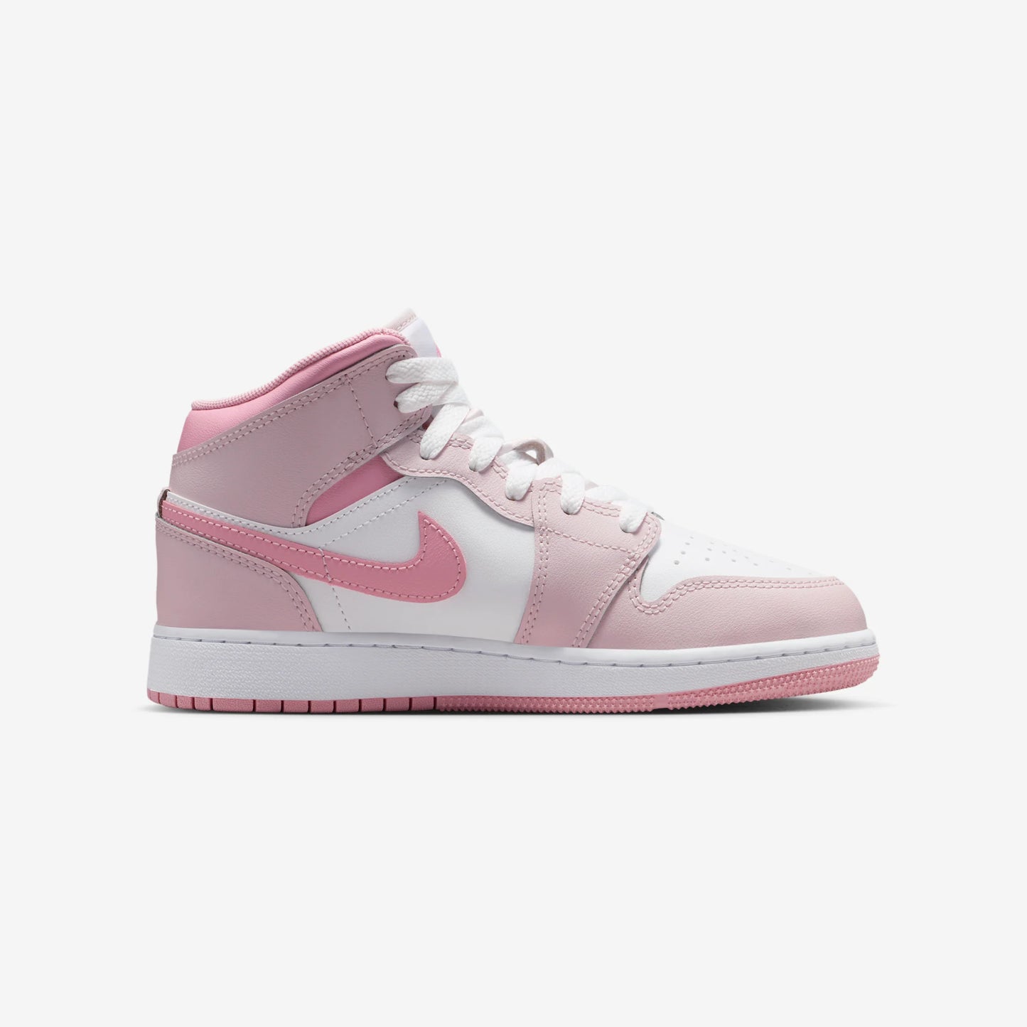 Jordan 1 Mid Pearl Pink White (GS)