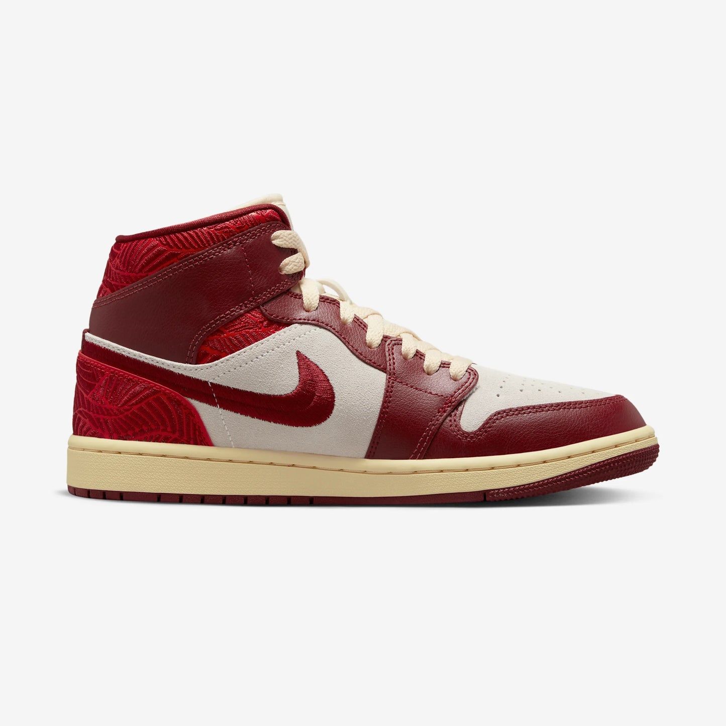 Jordan 1 Mid SE Tiki Leaf Team Red (Women's)