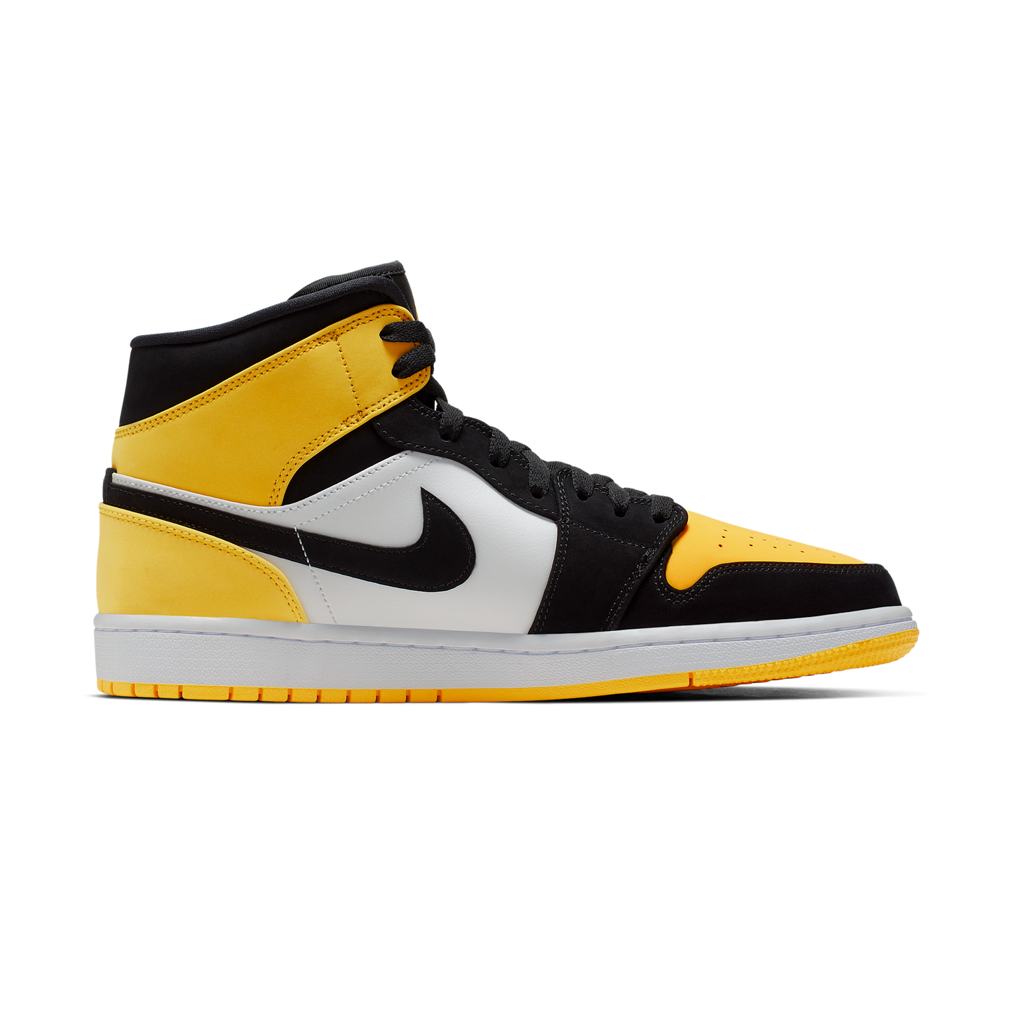 Jordan 1 Mid Yellow Toe Black