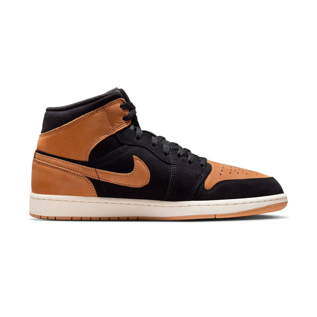 Jordan 1 Mid SE Black Flax