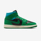Jordan 1 Mid Lucky Green Aquatone (Women's)