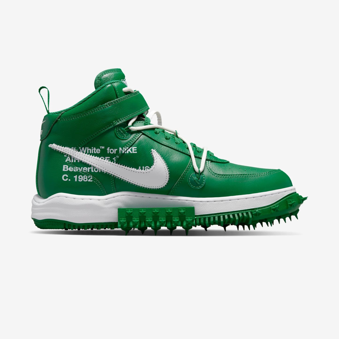 Nike Air Force 1 Mid Off-White Pine Green