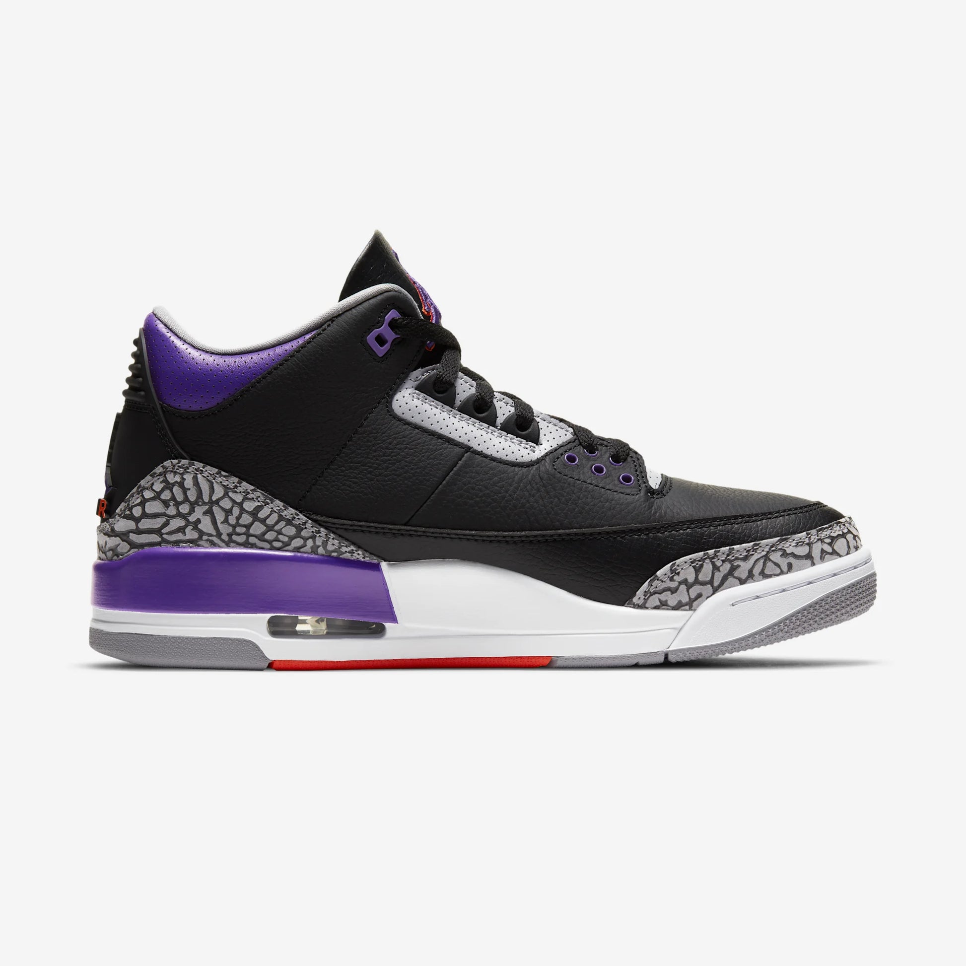 Jordan 3 Retro Black Court Purple