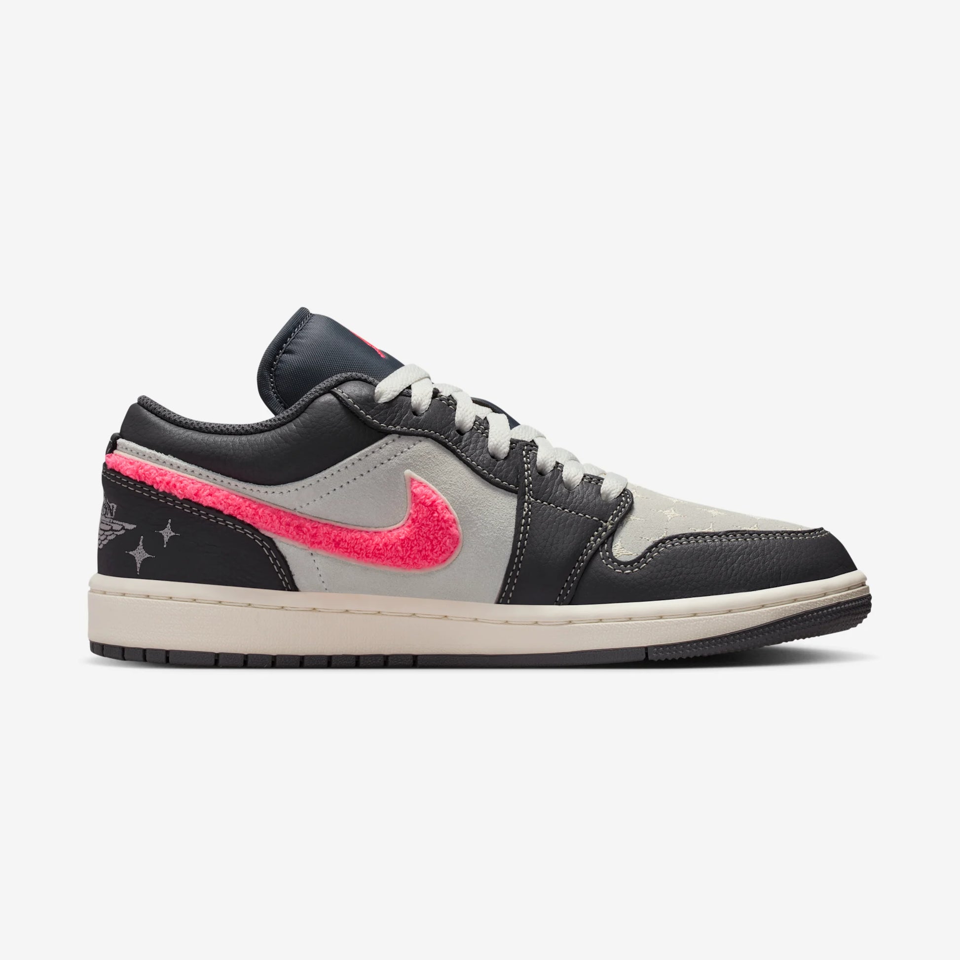 Jordan 1 Low Light Graphite Hot Punch (Women's)