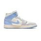 Jordan 1 Mid Psychic Blue Sail Coconut Milk (Women's)