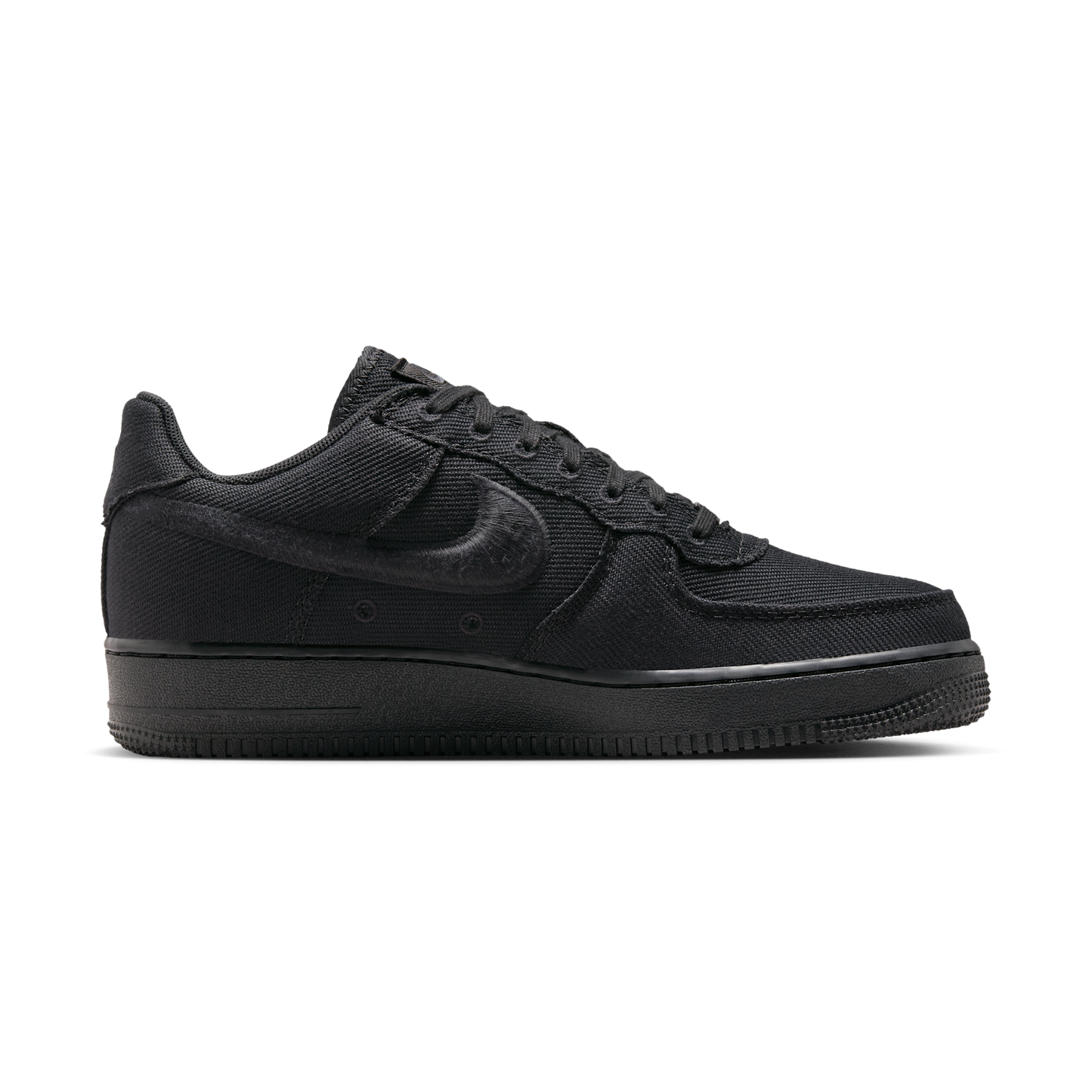 Nike Air Force 1 Low Triple Black Canvas