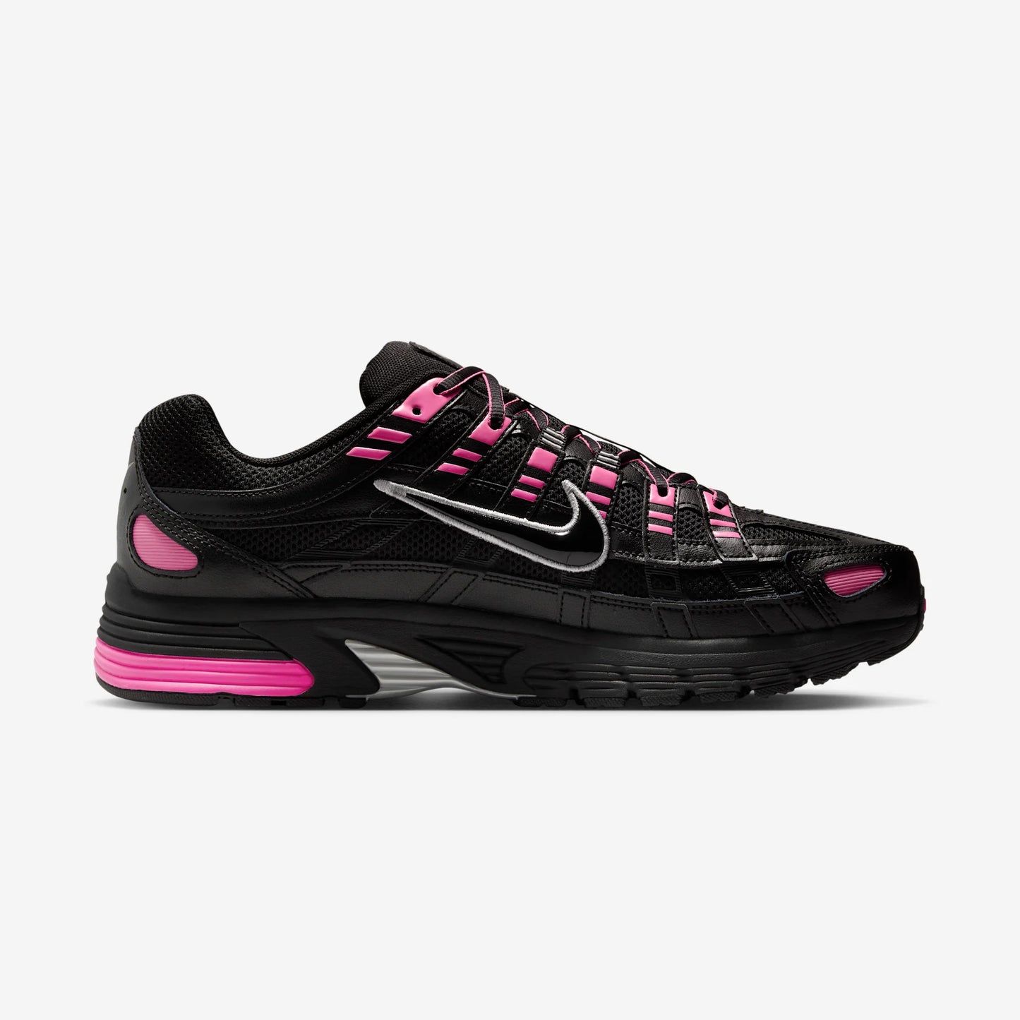 Nike P-6000 Pink Blast Metallic Silver Black