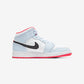 Jordan 1 Mid Half Blue Polka Dot Swoosh (GS)