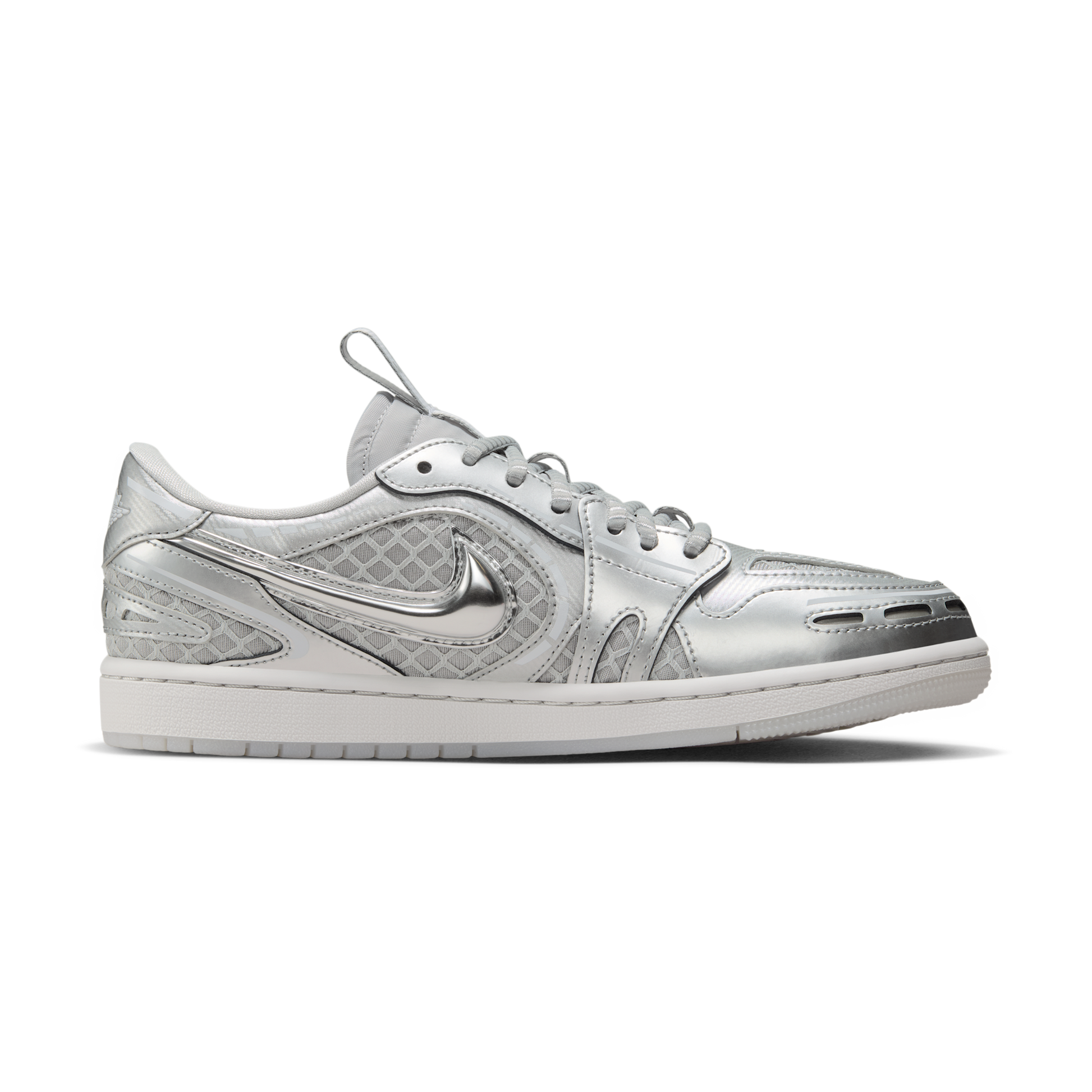 Jordan 1 Low Method of Make V3 Metallic Silver (Women's)