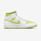 Jordan 1 Mid White Lime (Women's)