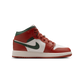 Jordan 1 Mid Redstone Midnight Green
