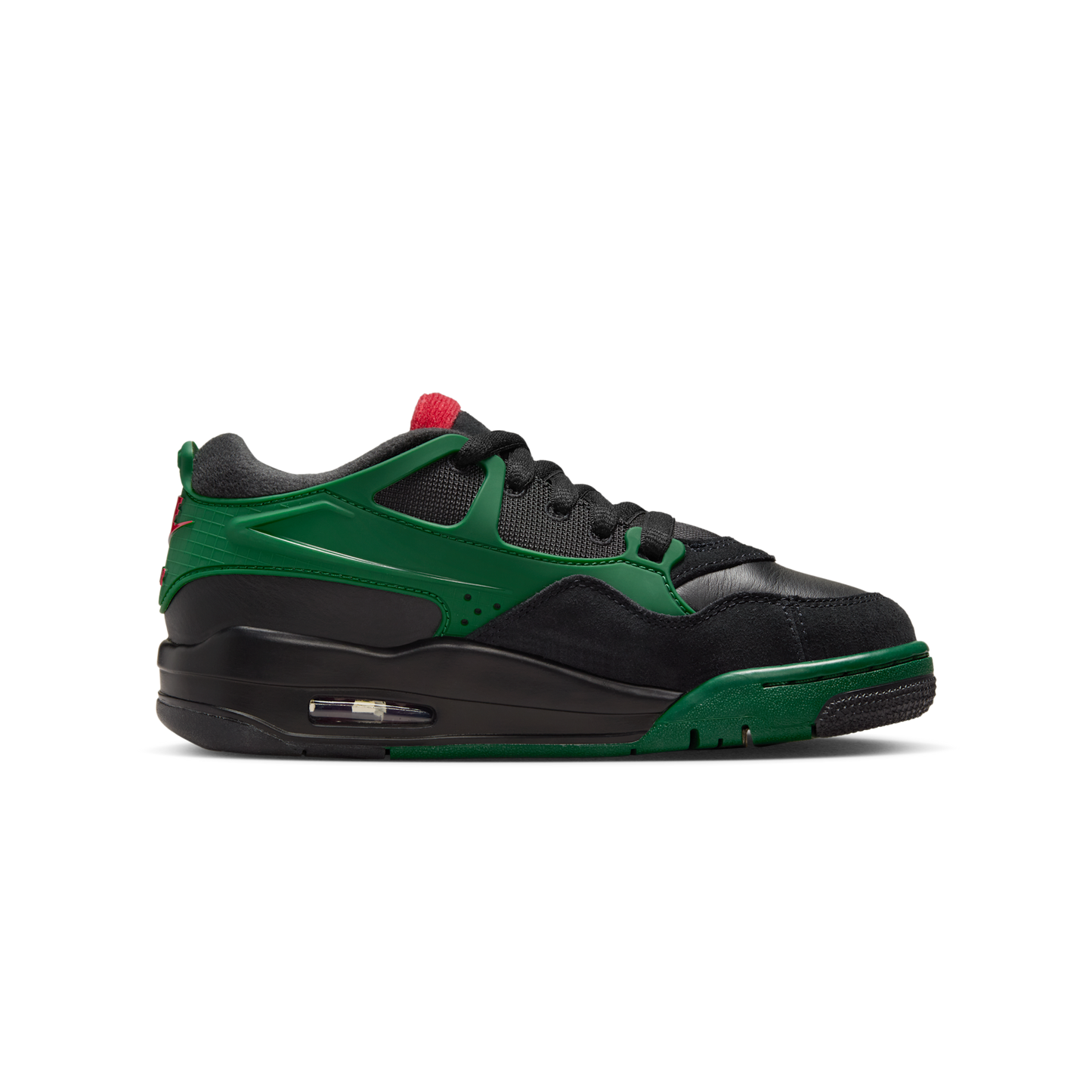Jordan 4 RM Black Gorge Green Varsity Red (GS)