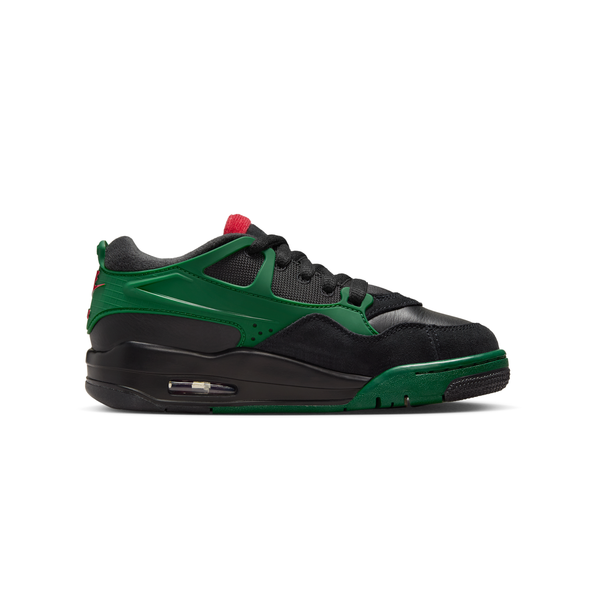 Jordan 4 RM Black Gorge Green Varsity Red (GS)