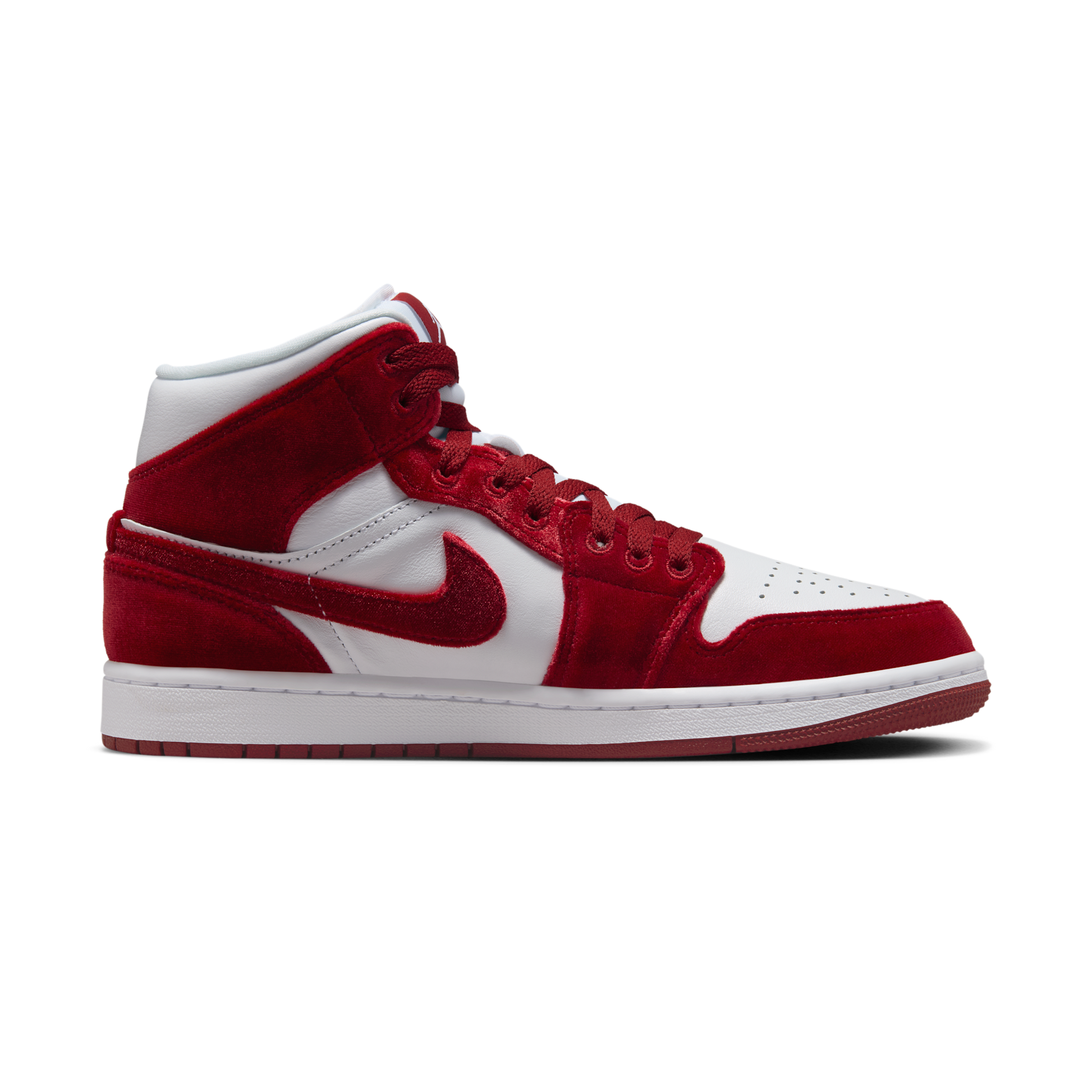 Jordan 1 Mid SE Red Velvet (Women's)