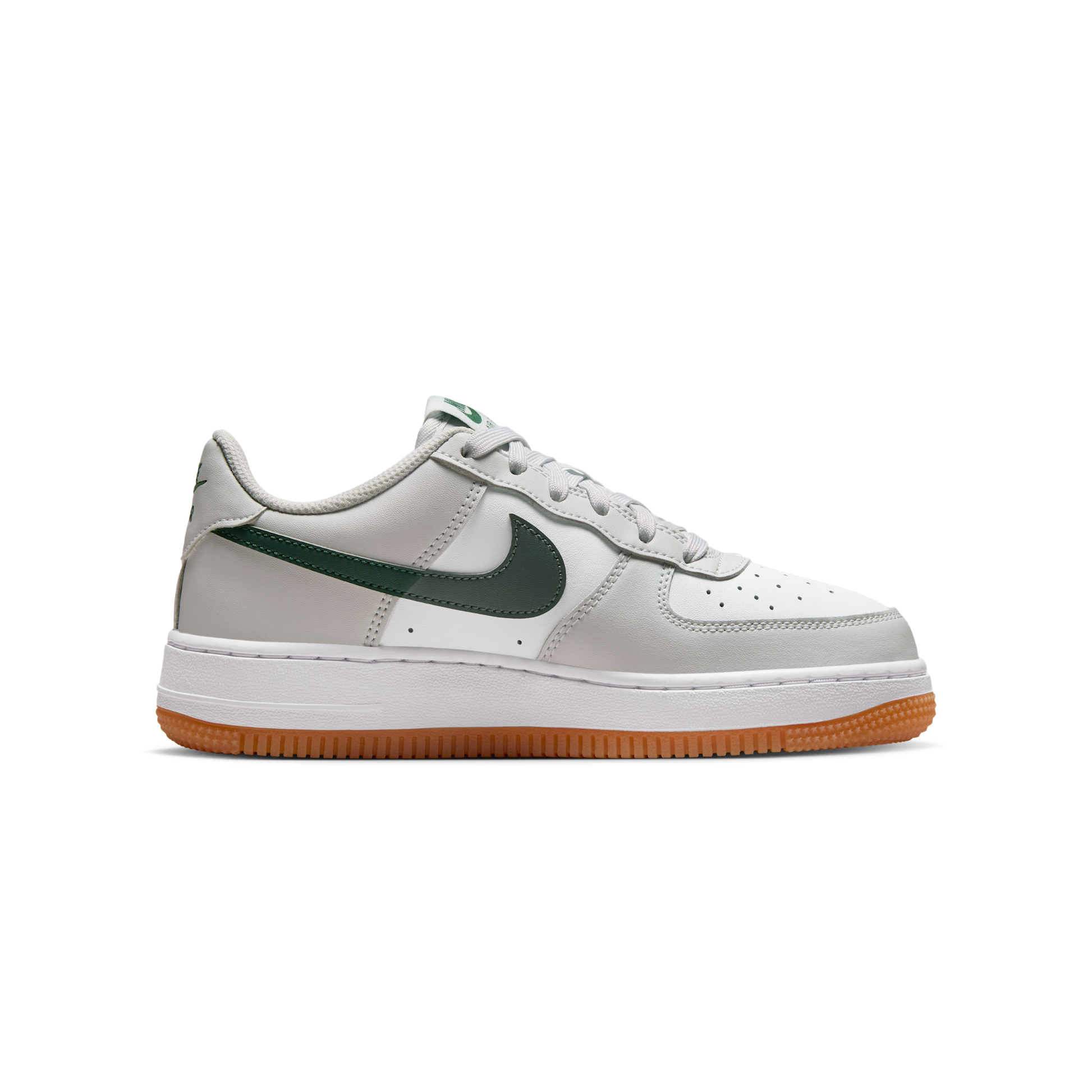 Nike Air Force 1 Low Photon Dust Fir Gum Medium Brown White (GS)