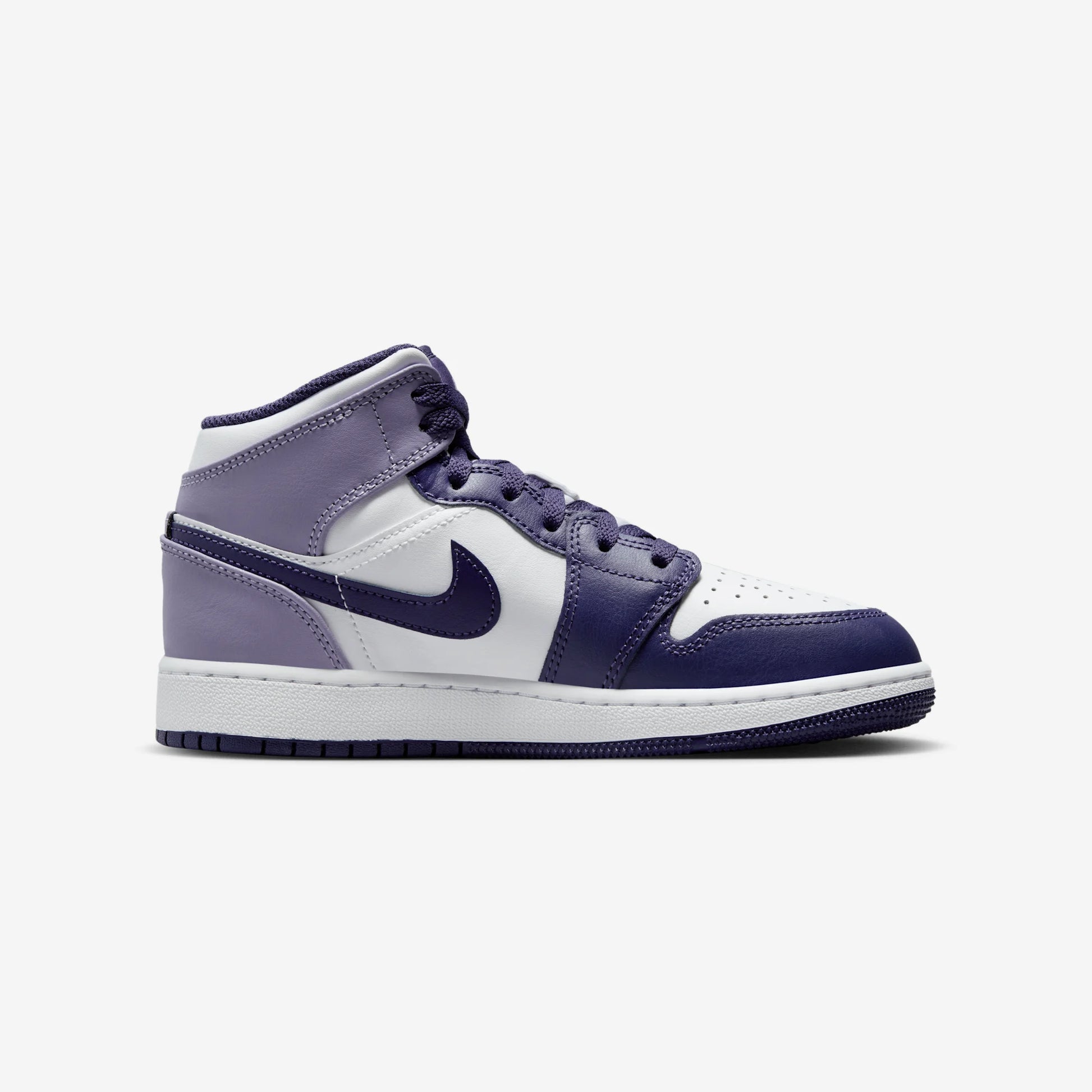 Jordan 1 Mid White Sky J Purple (GS)