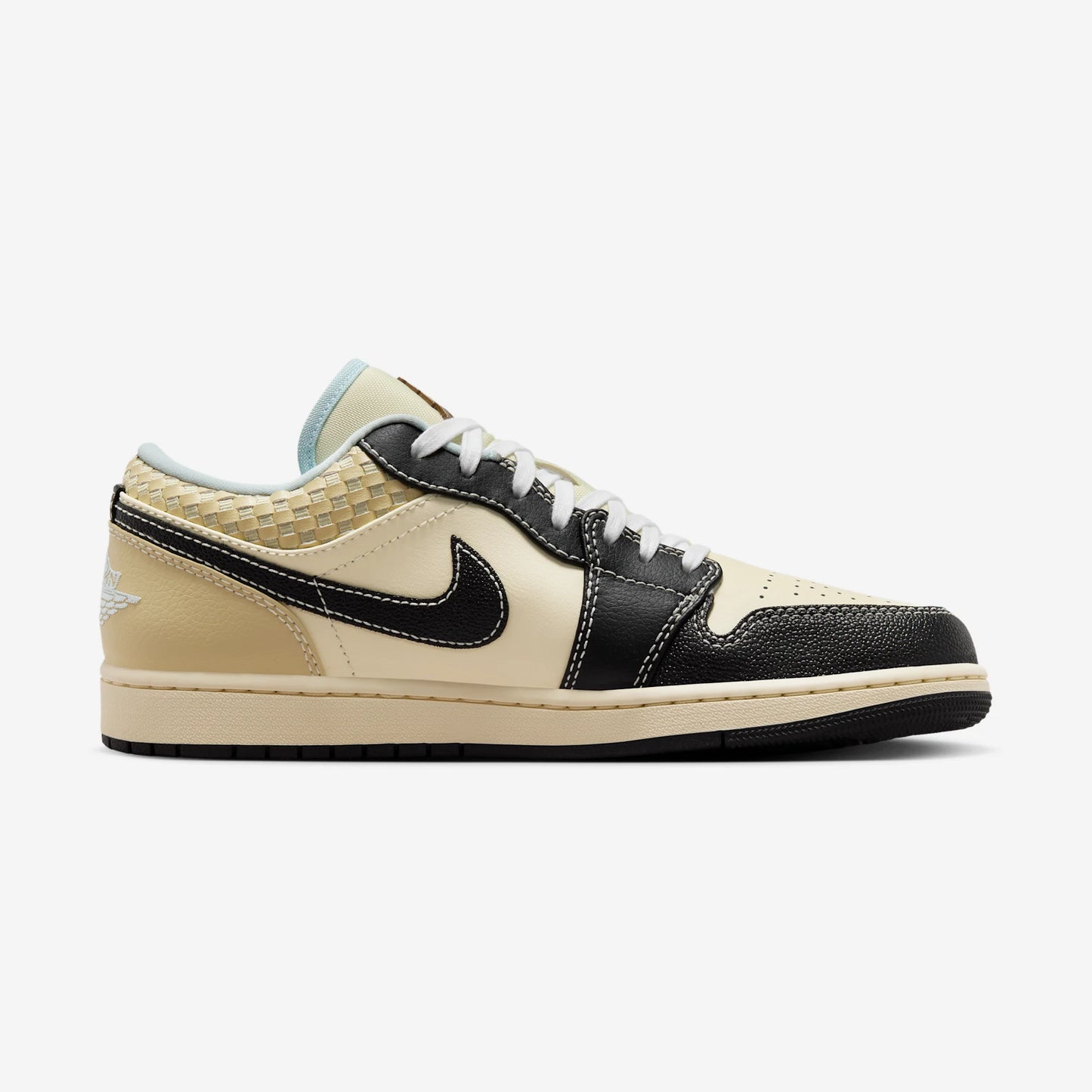 Jordan 1 Low SE Coconut Milk Black Muslin