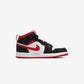 Jordan 1 Mid Gym Red Black White (PS)