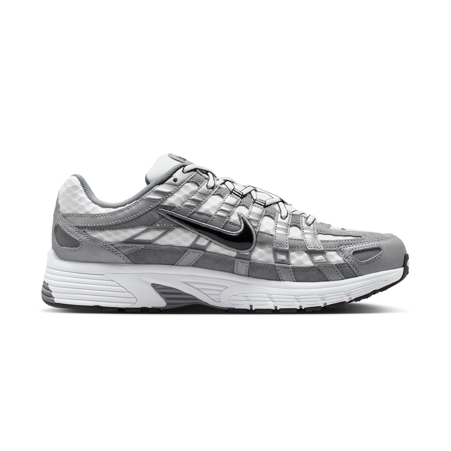 Nike P-6000 White Metallic Cool Grey Black