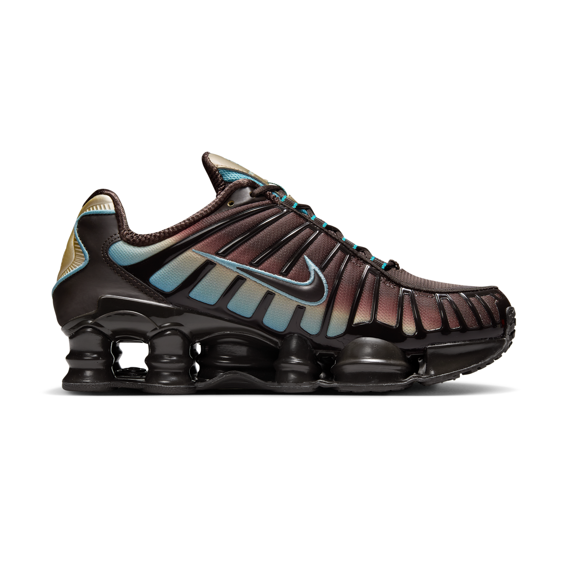 Nike Shox TL Velvet Brown Denim Turquoise (Women's)