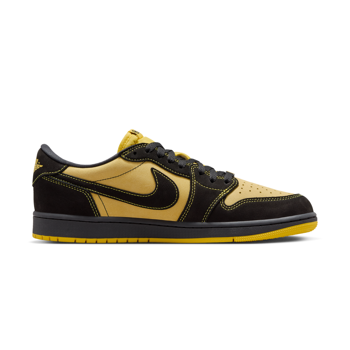 Jordan 1 Retro Low OG Quai 54 Black Tour Yellow Red