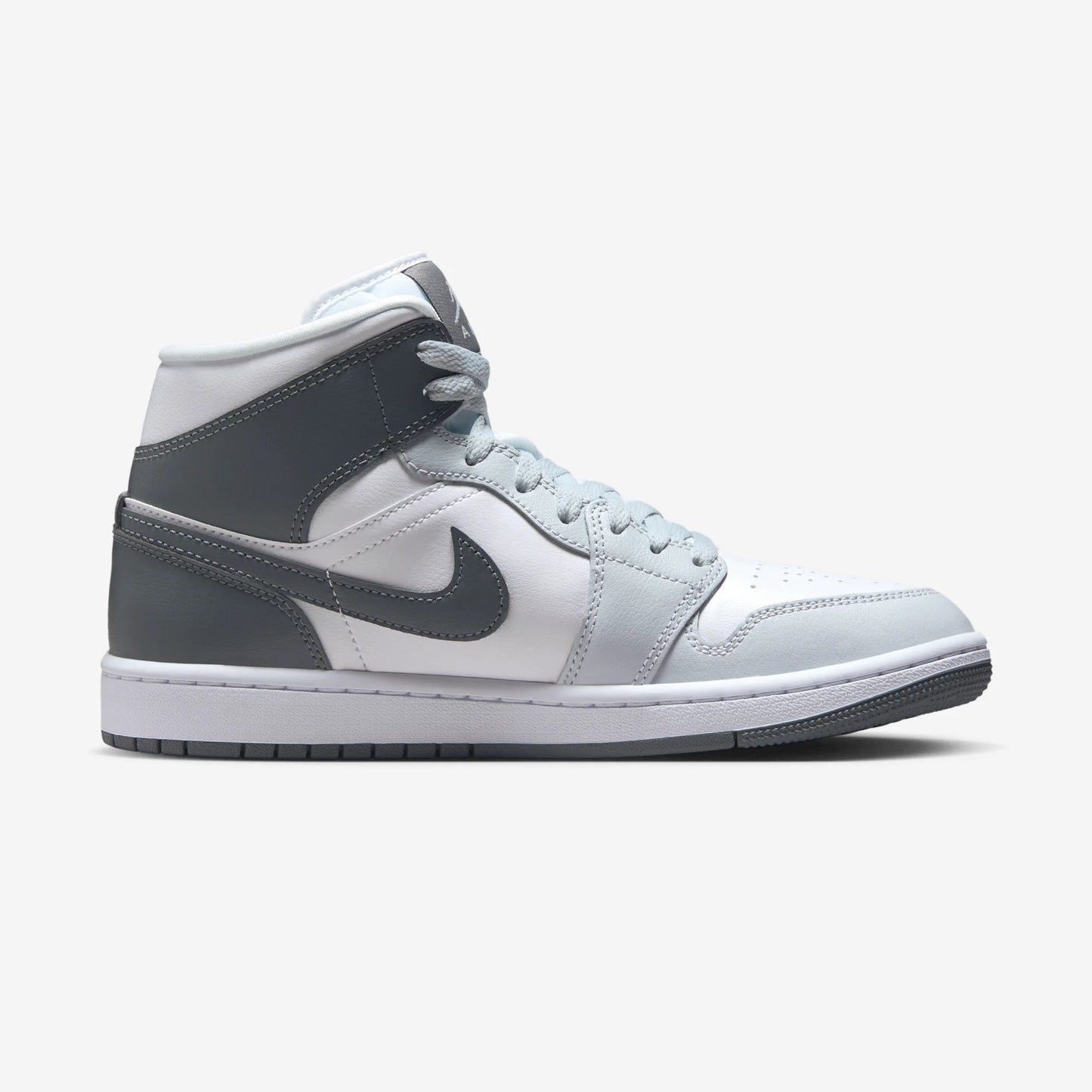 Jordan 1 Mid White Smoke Grey (Women's)