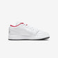 Jordan 1 Low White Gym Red Black (GS)