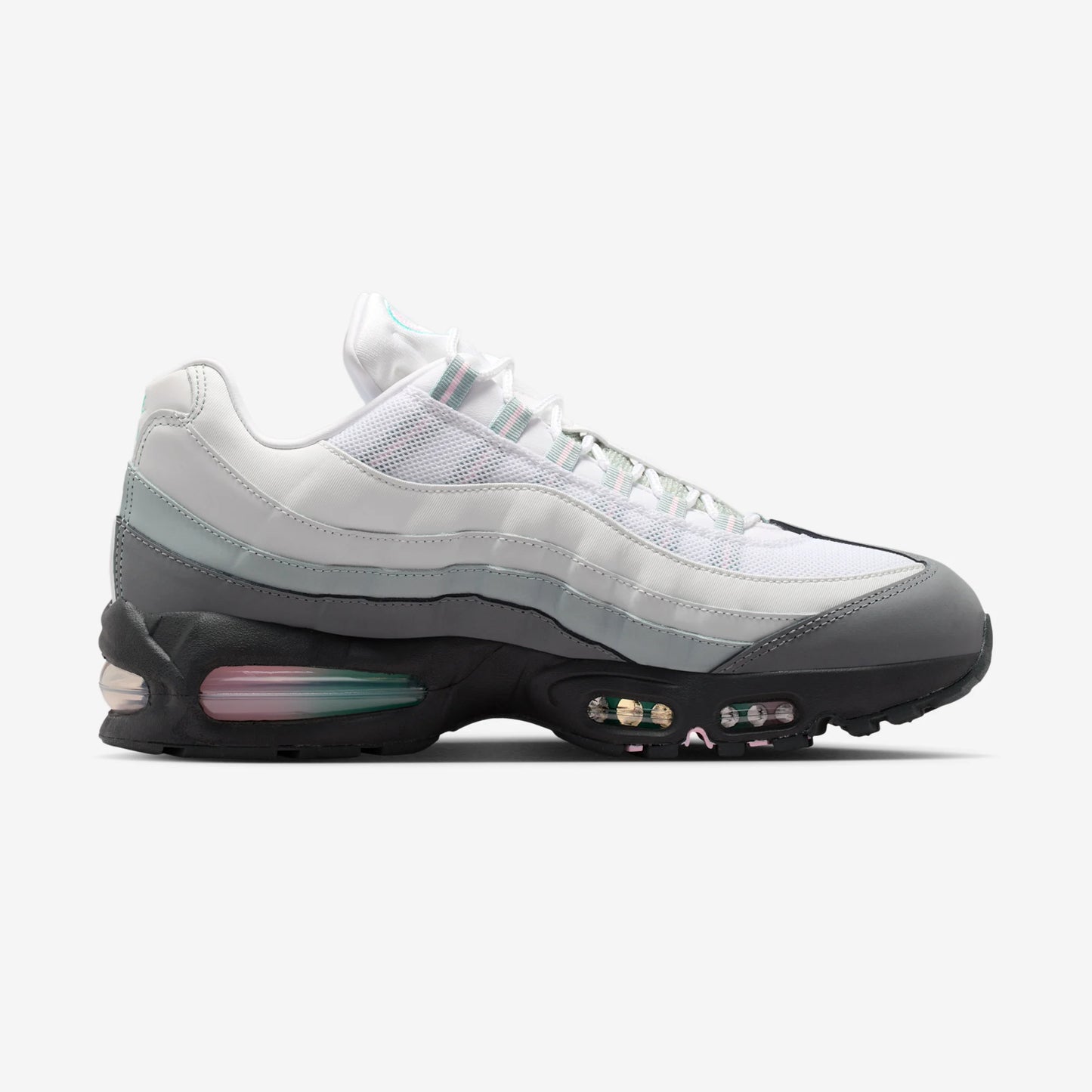 Nike Air Max 95 Big Bubble White Hyper Turquoise Pink Foam