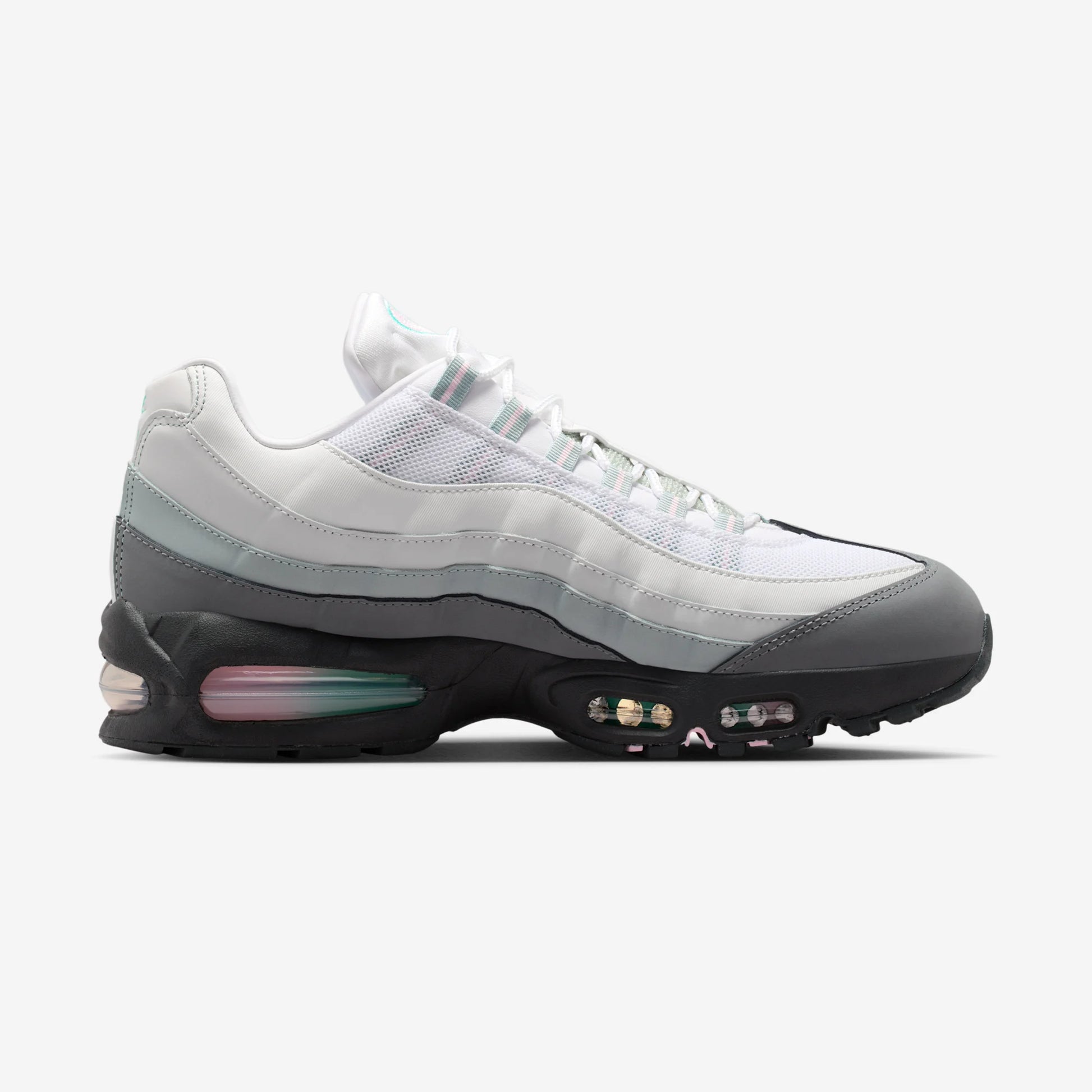 Nike Air Max 95 Big Bubble White Hyper Turquoise Pink Foam