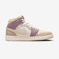 Jordan 1 Mid Light Orewood Brown Taupe Grey (Women's)