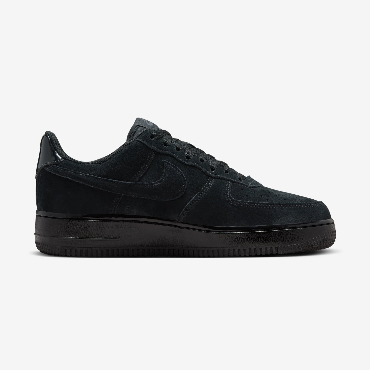 Nike Air Force 1 Low '07 Triple Black Suede (Women's)
