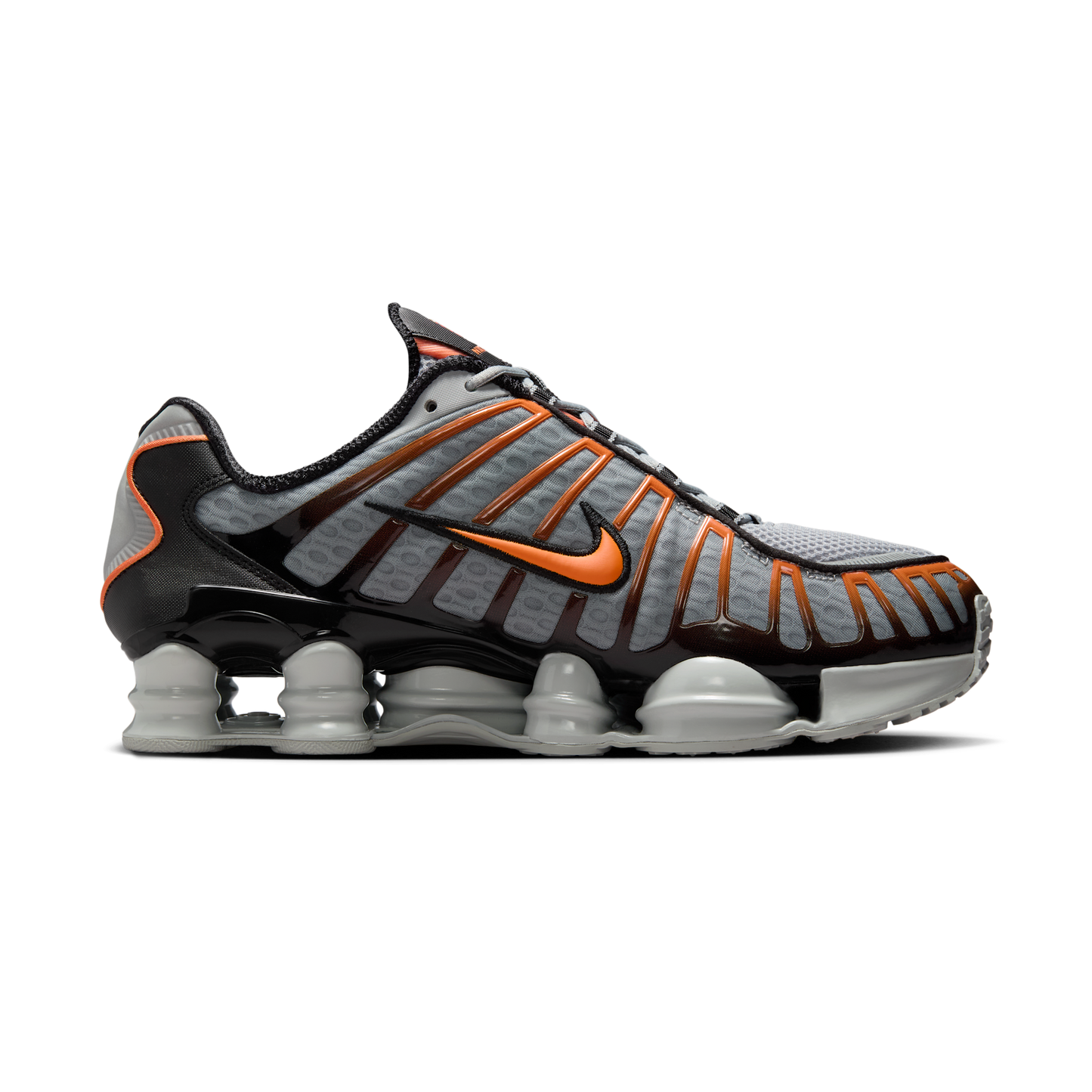 Nike Shox TL Light Smoke Grey Black Bright Mandarin