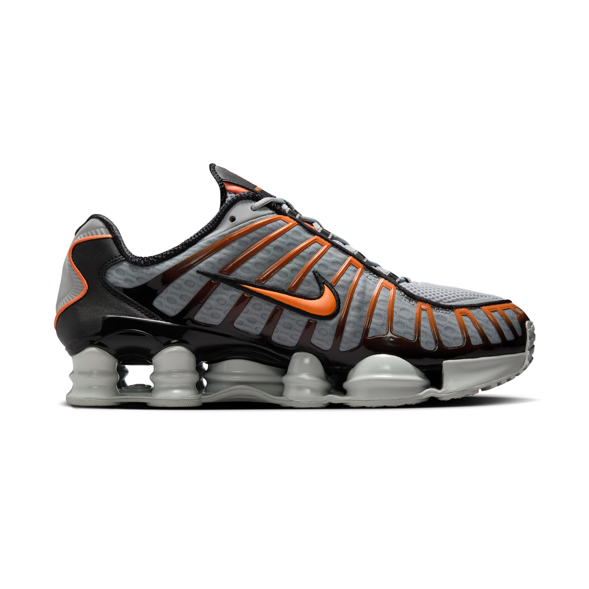 Nike Shox TL Light Smoke Grey Black Bright Mandarin